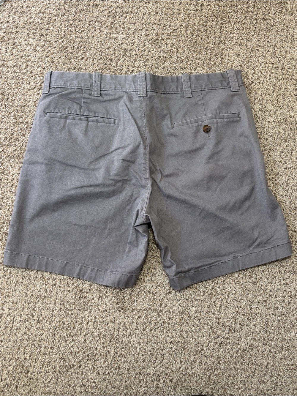 J Crew Gray Cotton Blend Shorts Size 32 Waist | casual | minimalist | basics - Picture 2 of 4